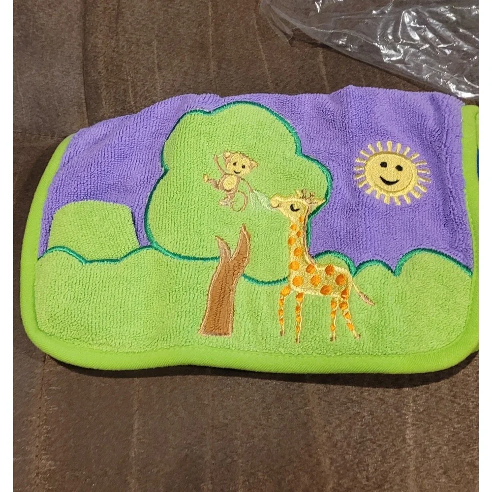 Norwex Jungle Baby Toddler Bib & Cloth. Sustainable, Environmental Microfiber.
